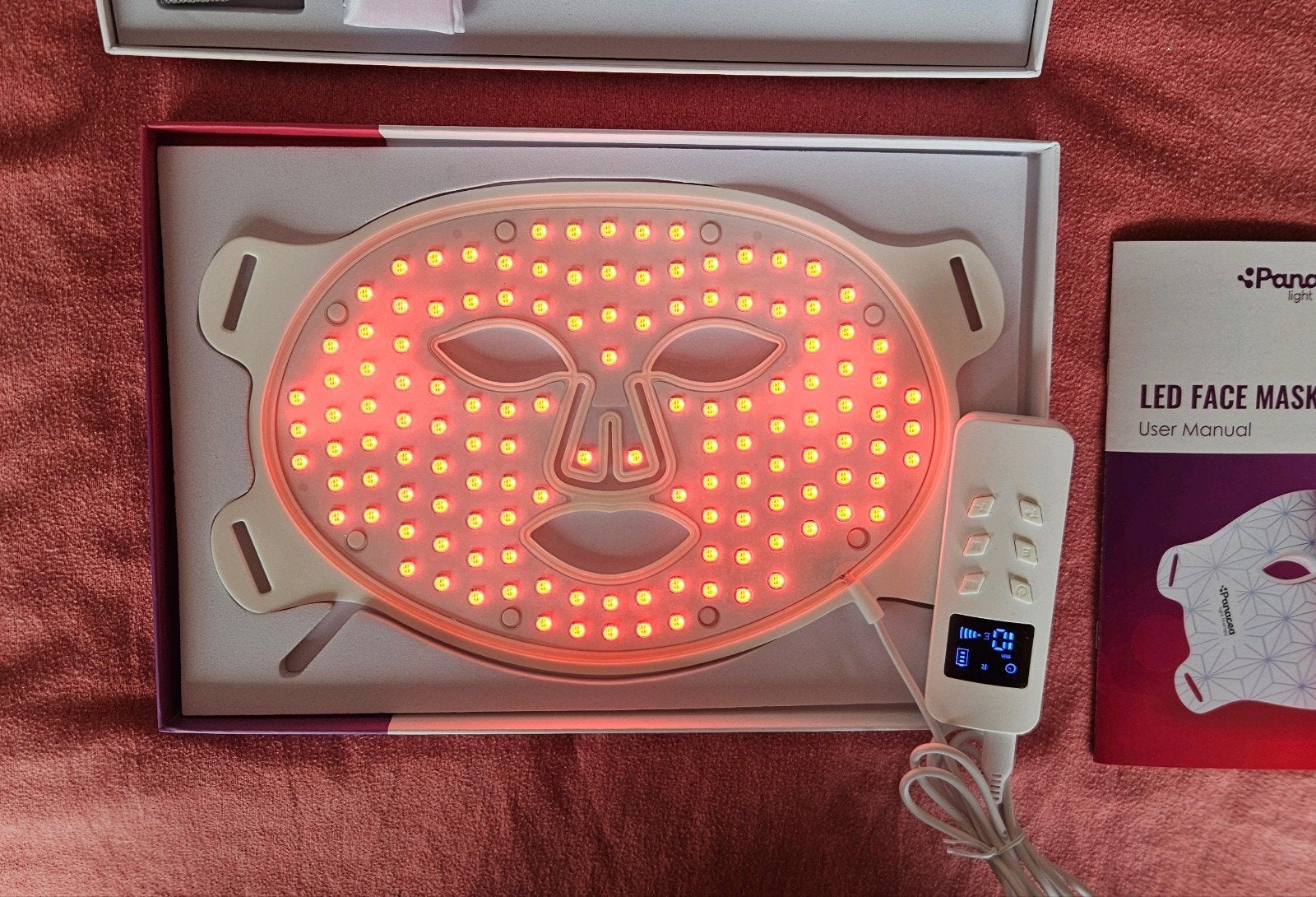 Panacea LED Mask - Lichttherapie Gezichtsmasker, Sieraden, Tassen en Uiterlijk, Uiterlijk | Gezichtsverzorging, Zo goed als nieuw