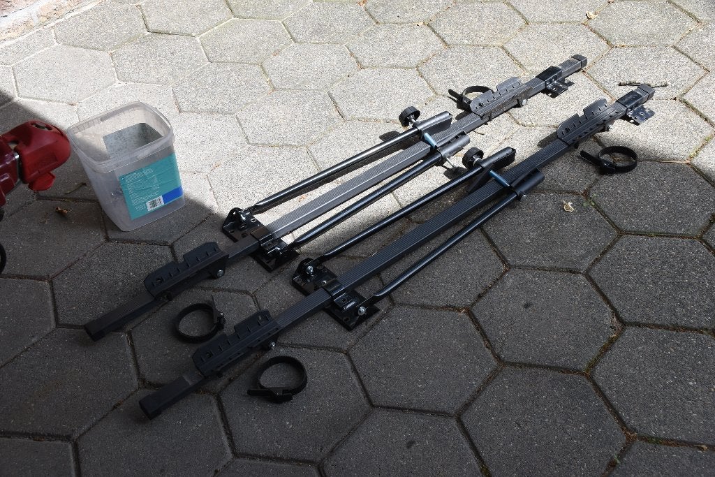 fietsendragers vvor aanhanger/vouwwagen, Ophalen, Elektrische fiets, Zo goed als nieuw, Dakdrager