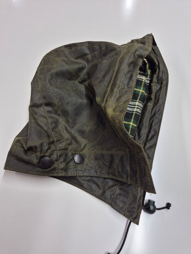 Barbour capuchon waxjas, Groen Beaufort Bedale etc., Maat 52/54 (L), Barbour, Ophalen of Verzenden, Zo goed als nieuw