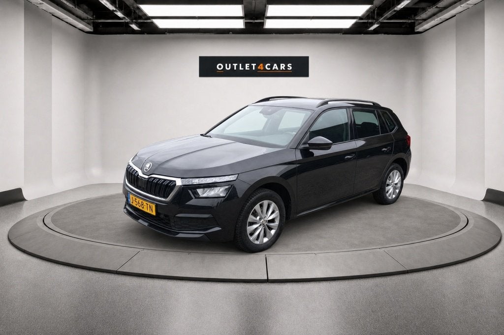 Skoda Kamiq 1.0 TSI Sport Business (bj 2020, automaat), Automaat, Gebruikt, Euro 6, Zwart