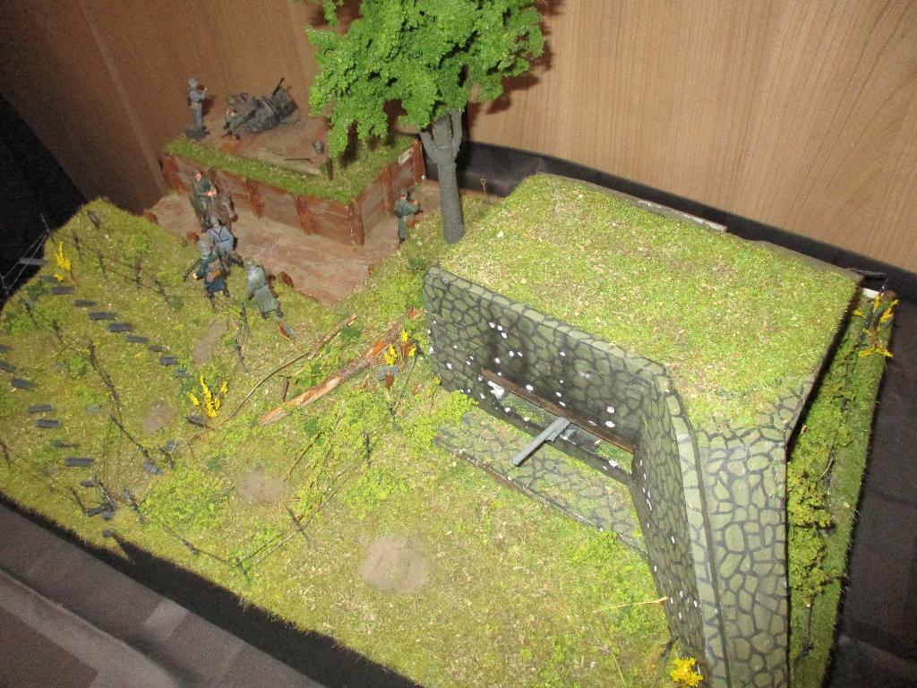 H-416,DIORAMA 1-35,DUITSE BUNKER, Ophalen of Verzenden, Gebruikt, 1:35 tot 1:50