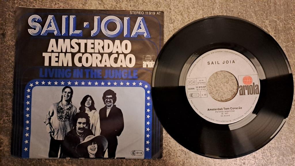 Sail-joia  - Amsterdamo tem coracao, Gebruikt, 7 inch, Single, Ophalen of Verzenden