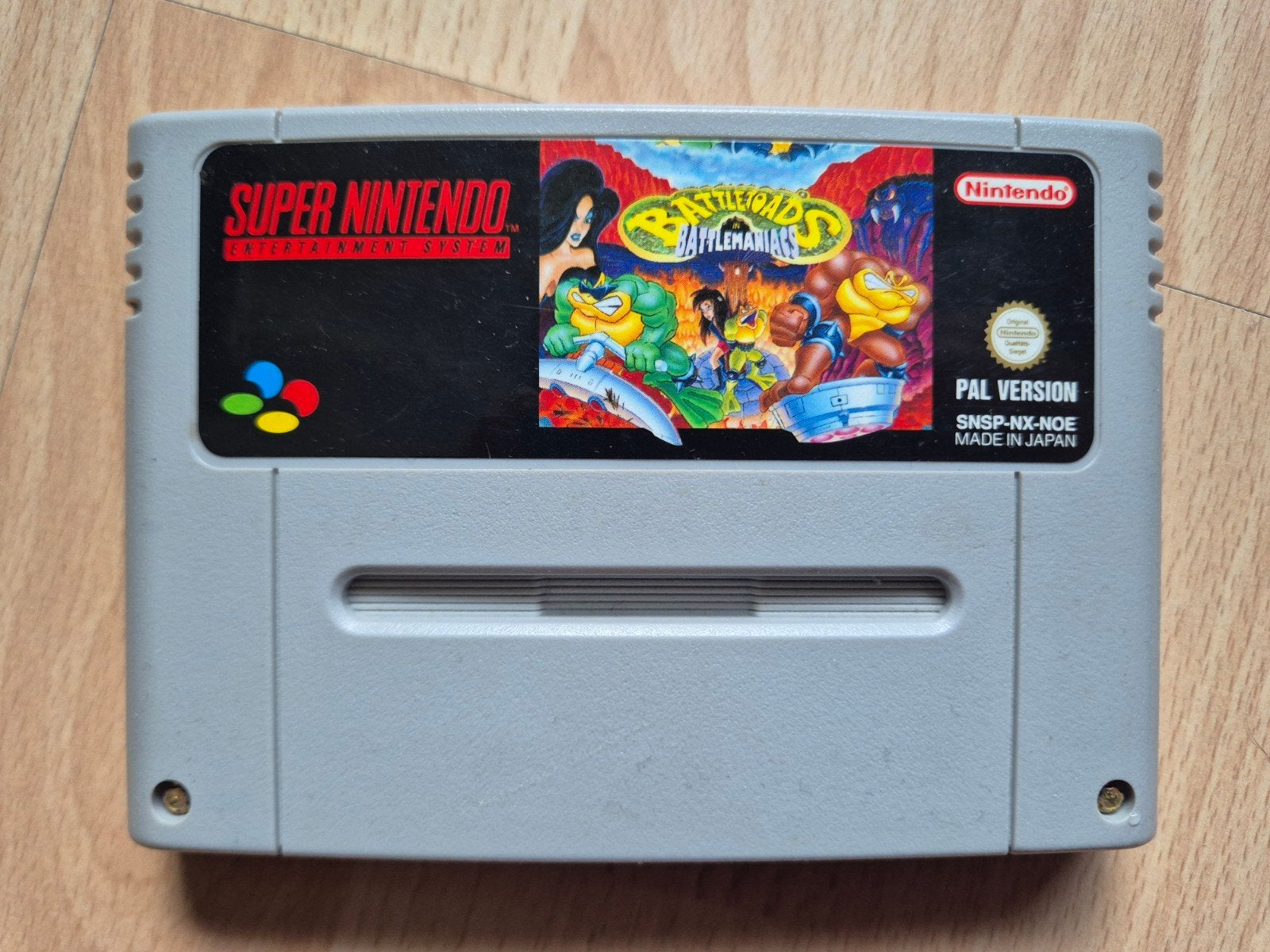Battletoads In Battlemaniacs SNES EU, Avontuur en Actie, 2 spelers, Ophalen of Verzenden, Zo goed als nieuw