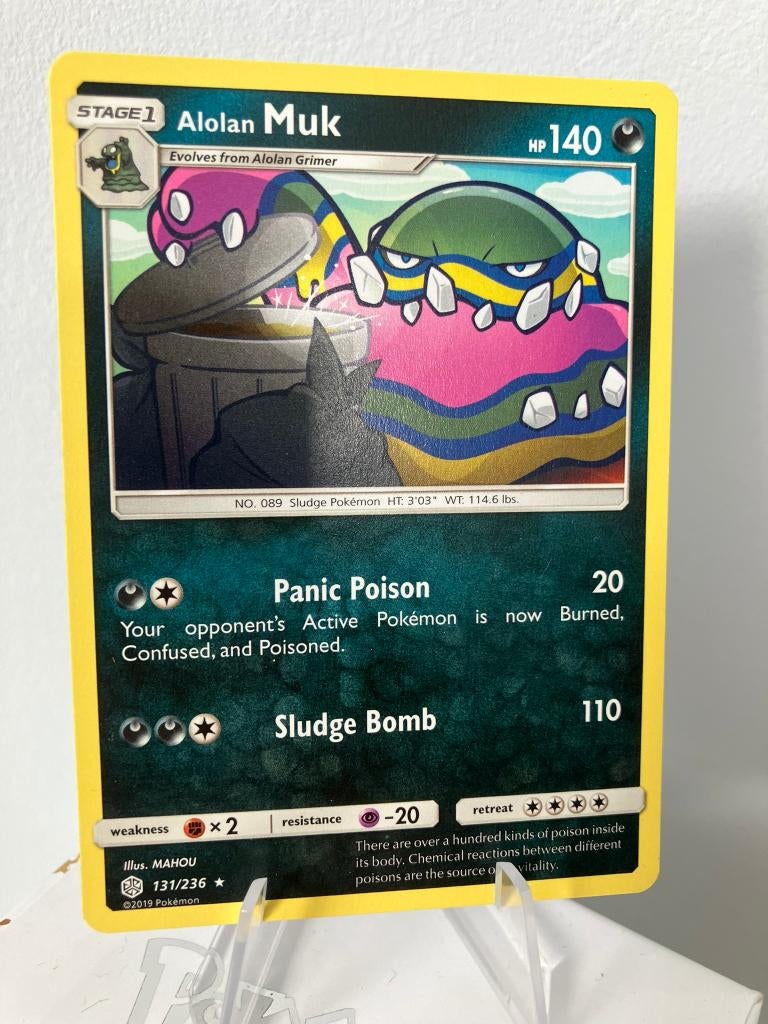 Alolan Muk 131/236 - Cosmic Eclipse, Ophalen of Verzenden, Nieuw, Losse kaart