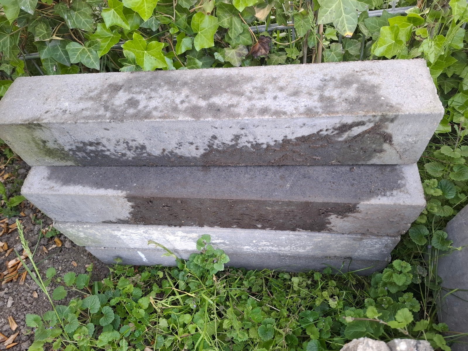 Beton blokken, borders en opsluitbanden, Ophalen, Gebruikt, Beton, Border