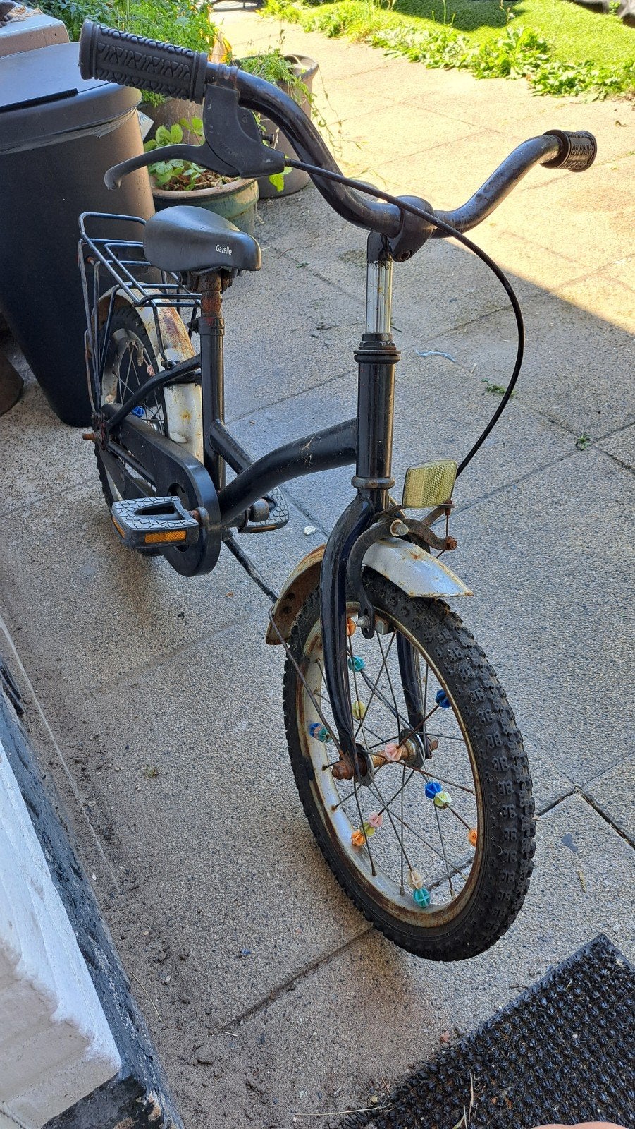 kinderfiets 12 inch. gazelle, Ophalen, Gebruikt, Minder dan 16 inch