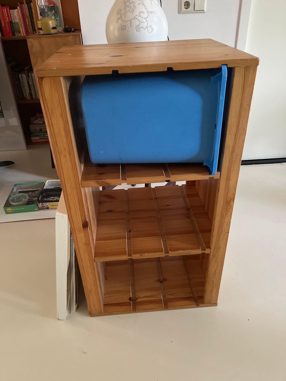 Trofast ikea kast met blauwe bak, Ophalen, Gebruikt