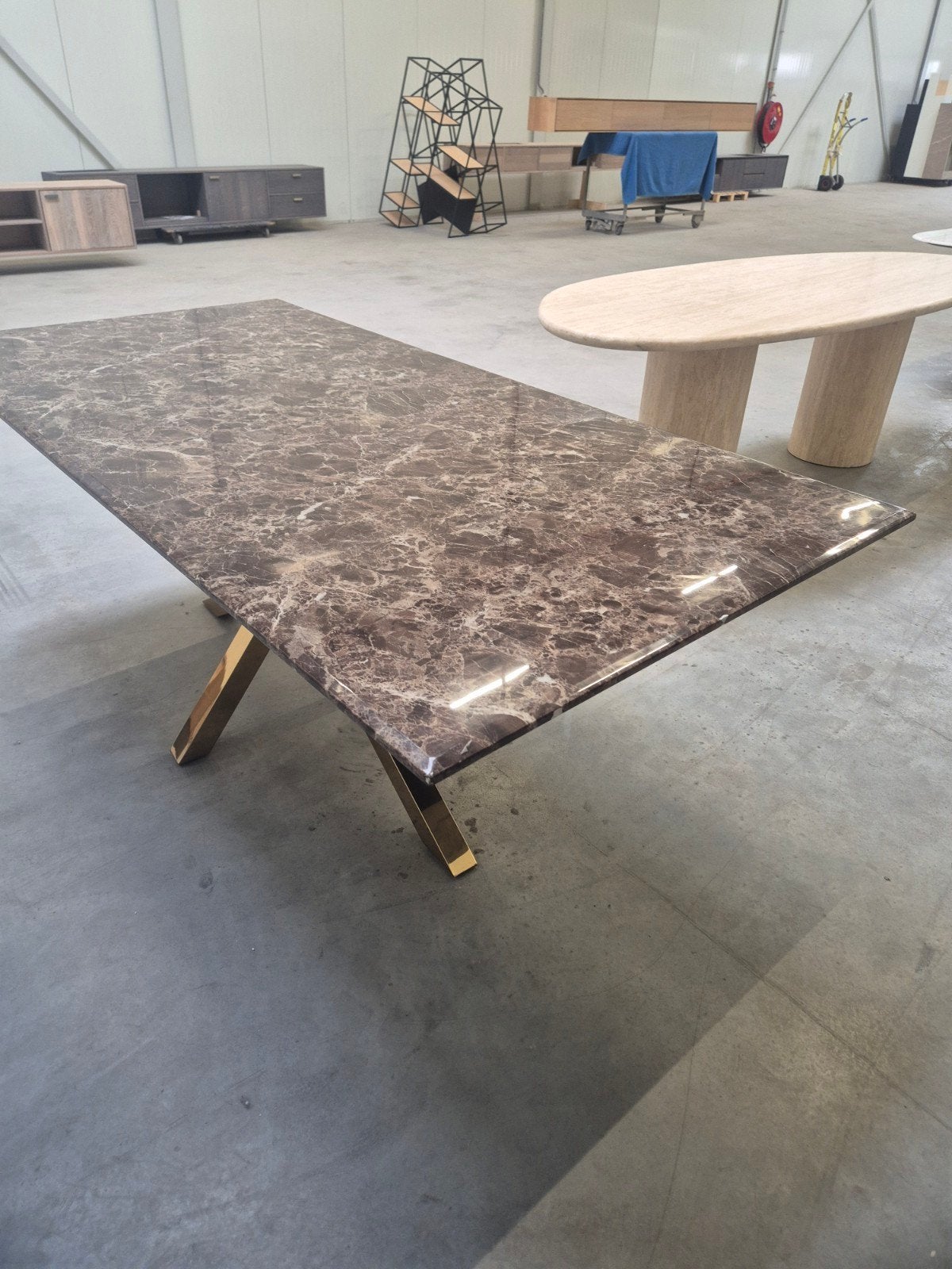 Eettafel conrad richmond interiors, 200 cm of meer, Zo goed als nieuw, Rechthoekig, 50 tot 100 cm