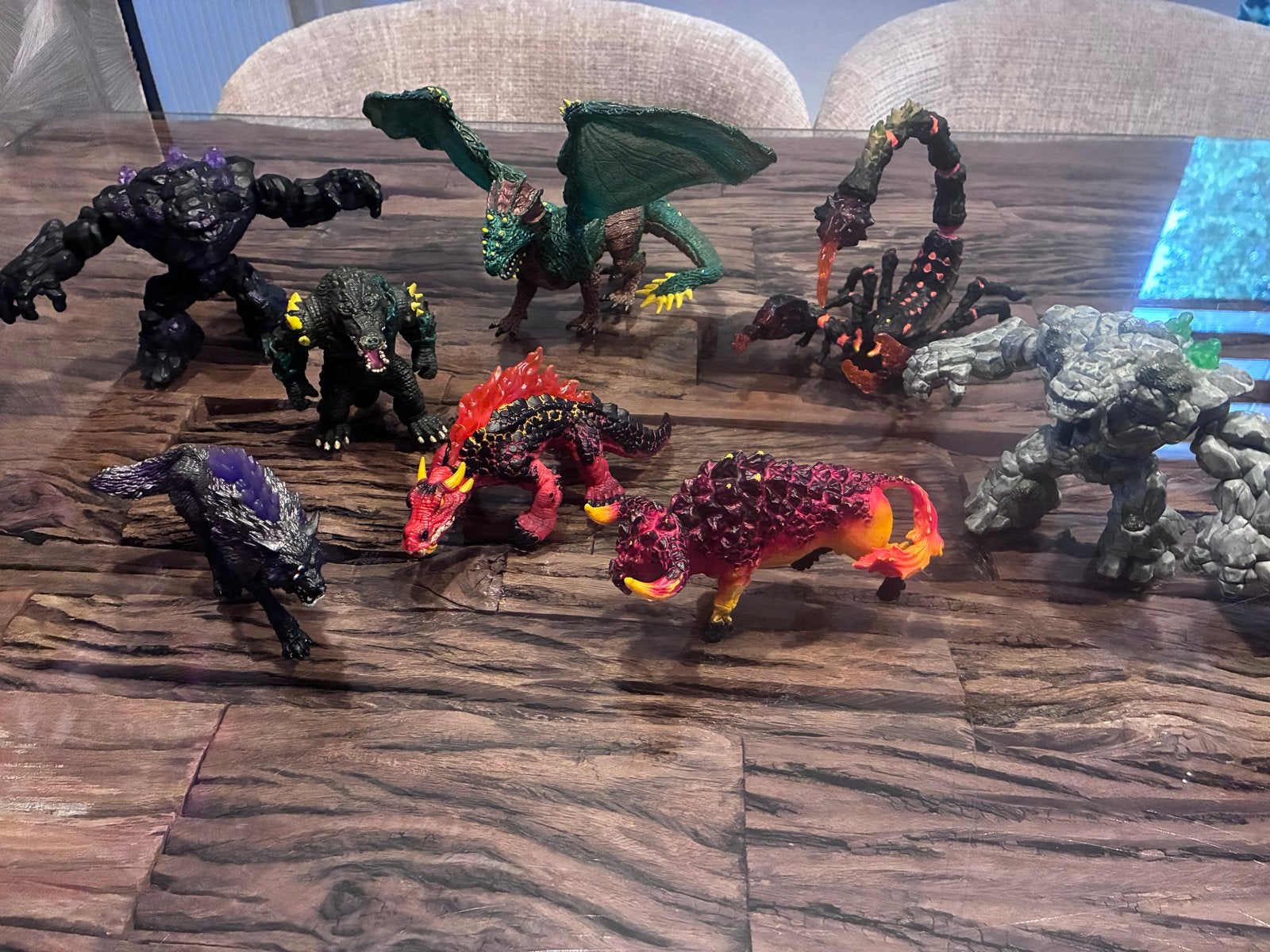 Schleigh eldrador 8 stuks, Kinderen en Baby's, Speelgoed | Actiefiguren, Ophalen of Verzenden, Gebruikt