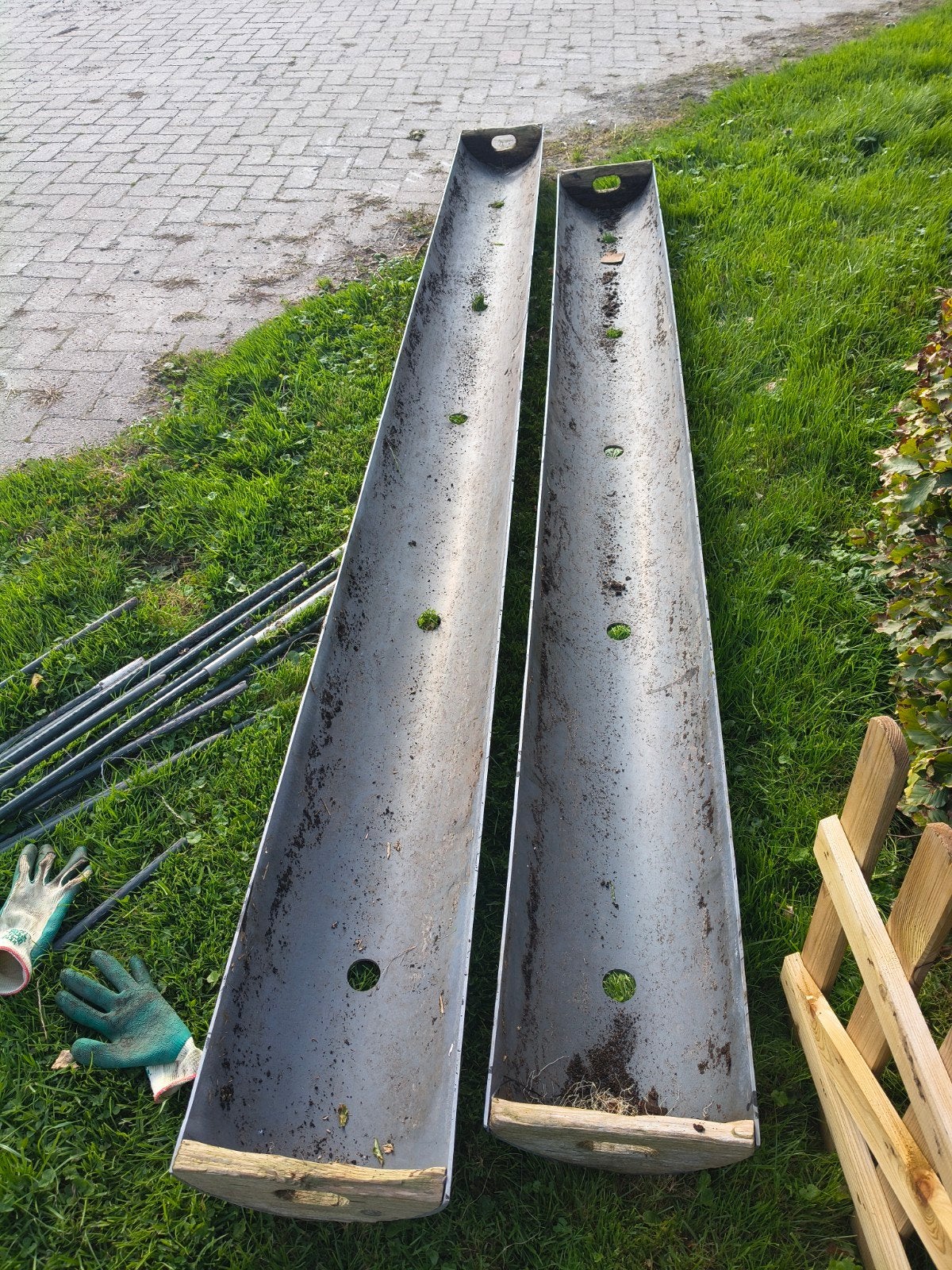 moestuin bakken , bv aardbeien of kruiden, Ophalen, Kunststof, Gebruikt, Minder dan 30 cm