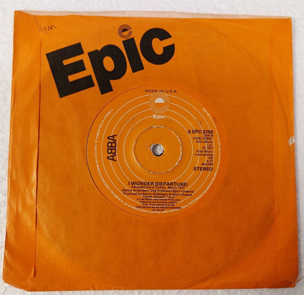 MISDRUK ABBA VINYL SINGLE MISPERSING Name Of The Game, 7 inch, Ophalen of Verzenden, Pop, Gebruikt