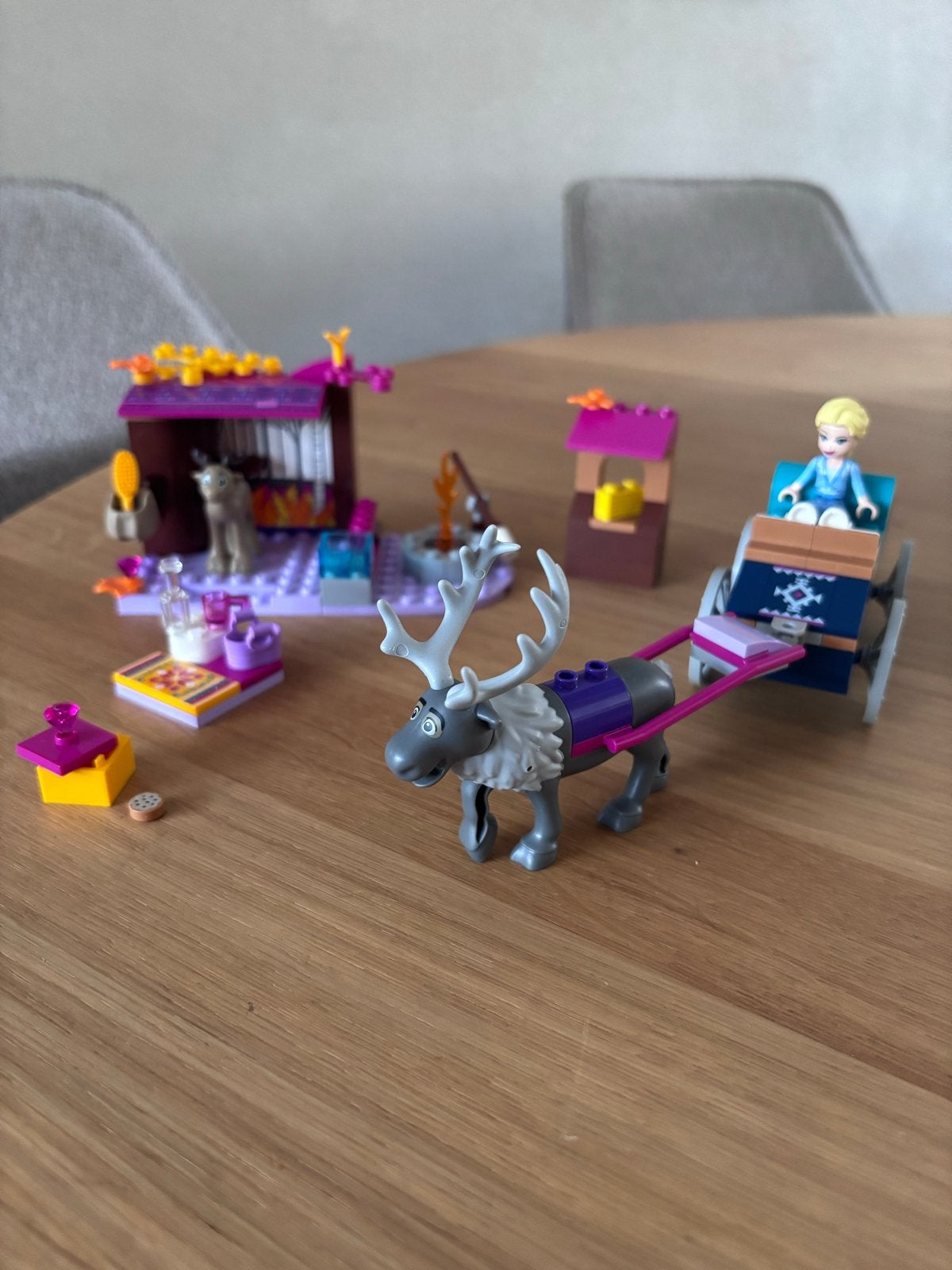 Lego Disney Frozen II Elza's Wagenavontuur (41166), Lego, Ophalen of Verzenden, Zo goed als nieuw, Compleet