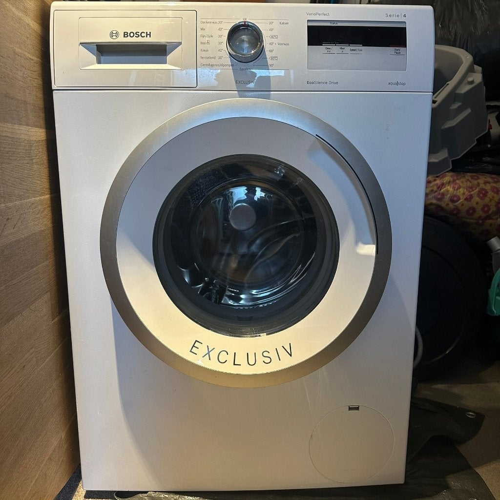 Bosch VarioPerfect Serie 4 Wasmachine en Droger set, 6 tot 8 kg, Ophalen, Gebruikt, Minder dan 85 cm