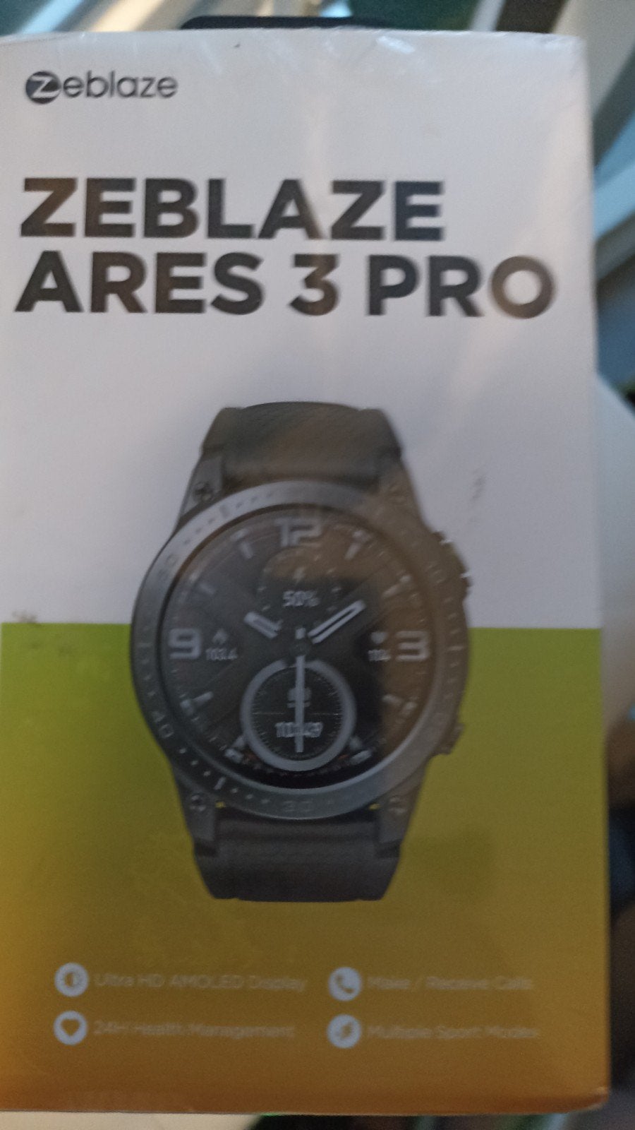 Zeblaze Ares 3 Pro Smartwatch - Abyss Black, Zeblaze, Zwart, Nieuw, Ophalen of Verzenden