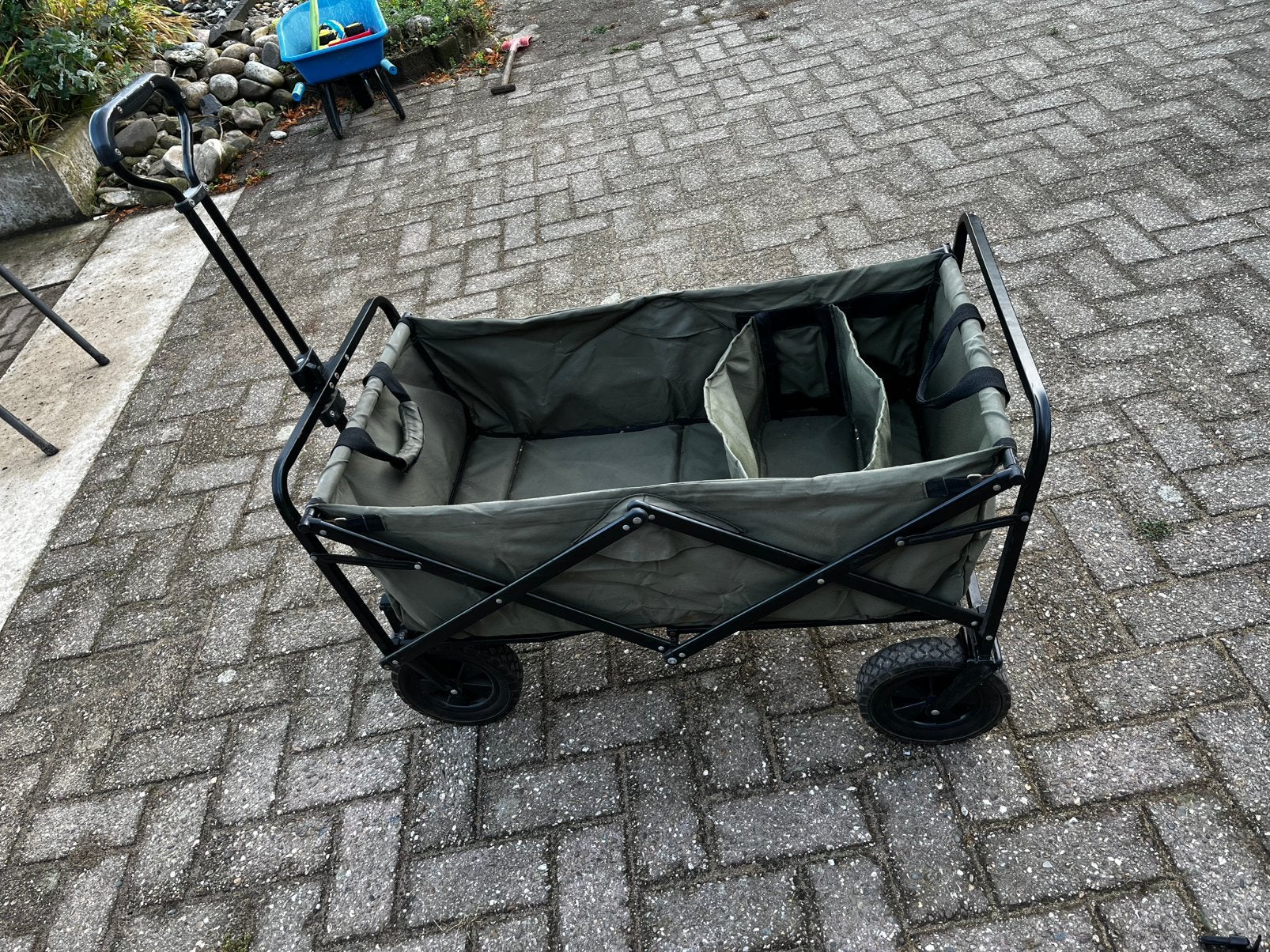 Opvouwbare bolderkar, Caravans en Kamperen, Bolderkarren, Gebruikt, Opvouwbaar, Ophalen