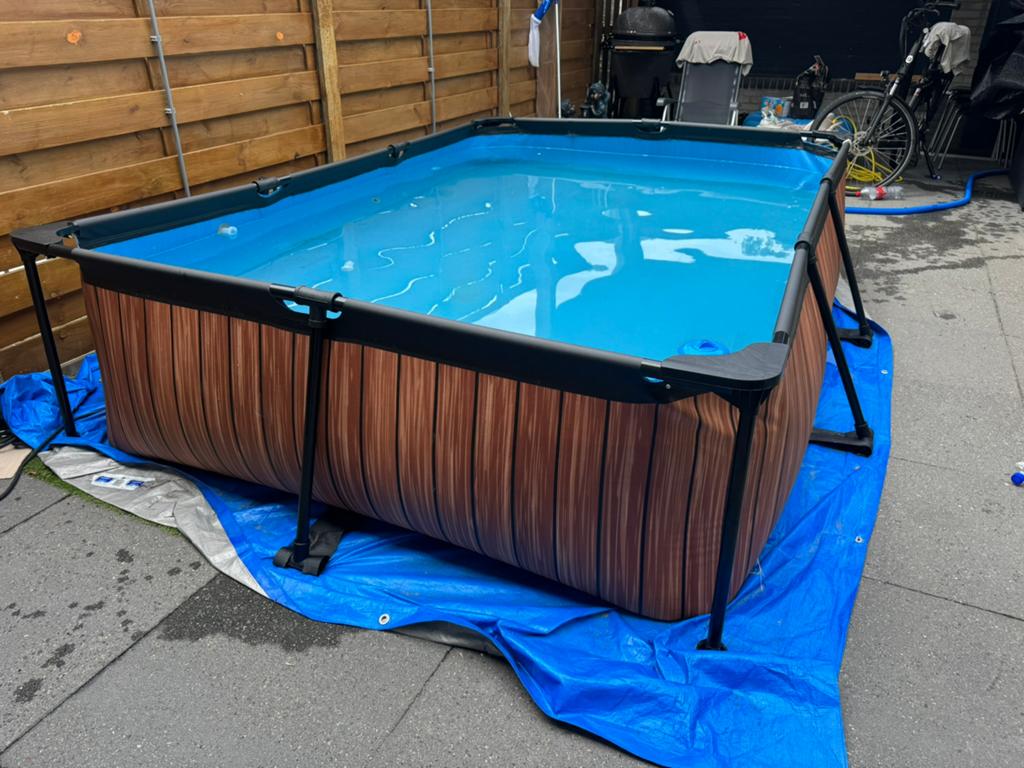 Exit pool wood 300x200x65, Tuin en Terras, Zwembaden, Ophalen, Minder dan 80 cm, Rond, 300 cm of meer