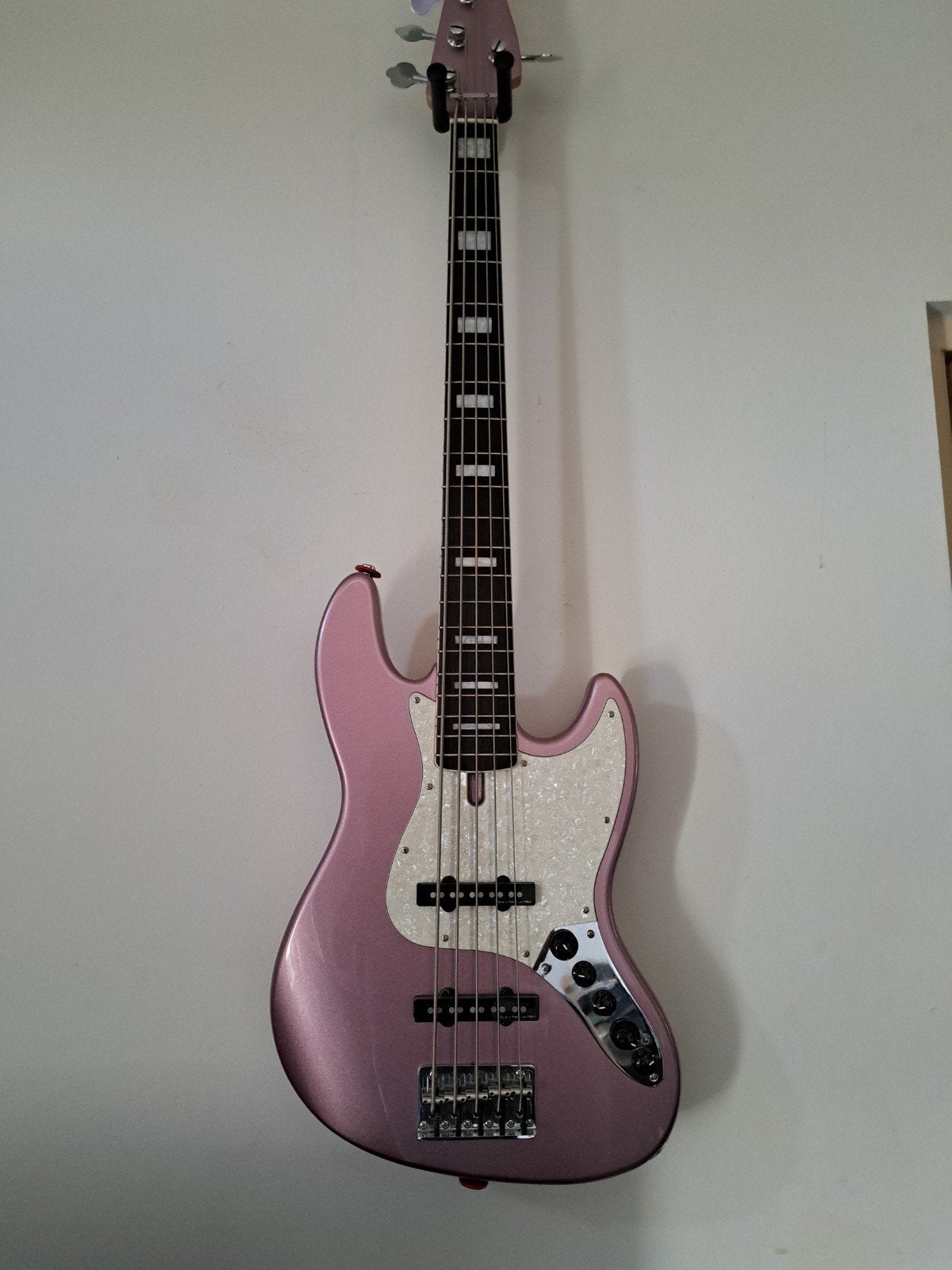 Sire Marcus Miller V7 2nd Gen 5-snarige basgitaar Burgundy, Ophalen, Zo goed als nieuw, Elektrisch, 5-snarig