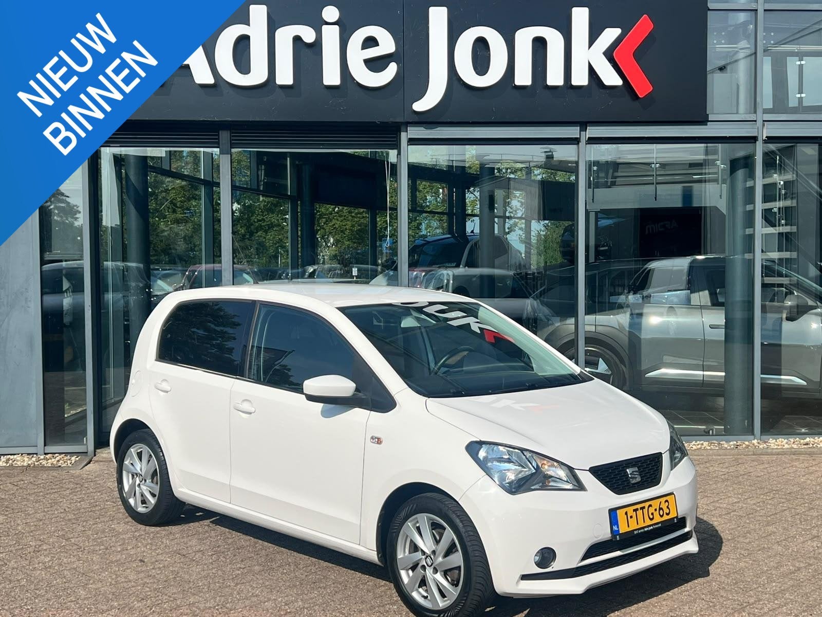 SEAT Mii 1.0 Sport Dynamic LM VELGEN | AIRCONDITIONING | STO, Auto's, Voorwielaandrijving, Euro 5, Stof, Gebruikt