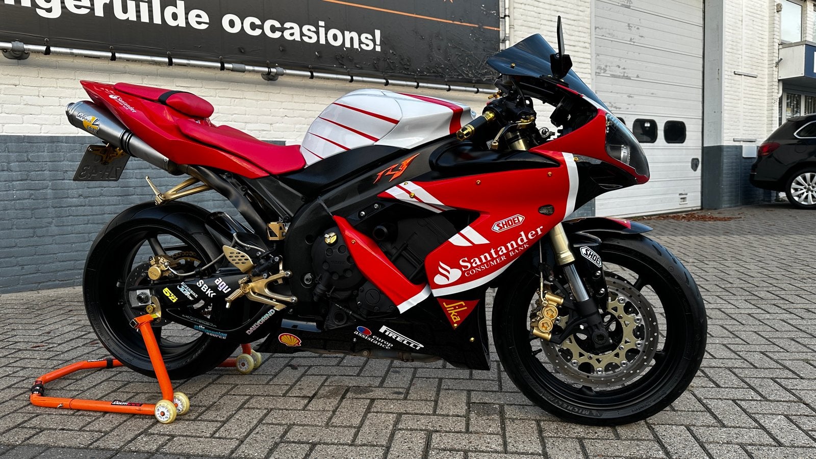 Yamaha YZF-R1 Sportmotor - Rood/Wit, Goede Staat, Motoren, Motoren | Yamaha, Sportuitlaat, 4 cilinders, Motorrijbewijs A, Gebruikt