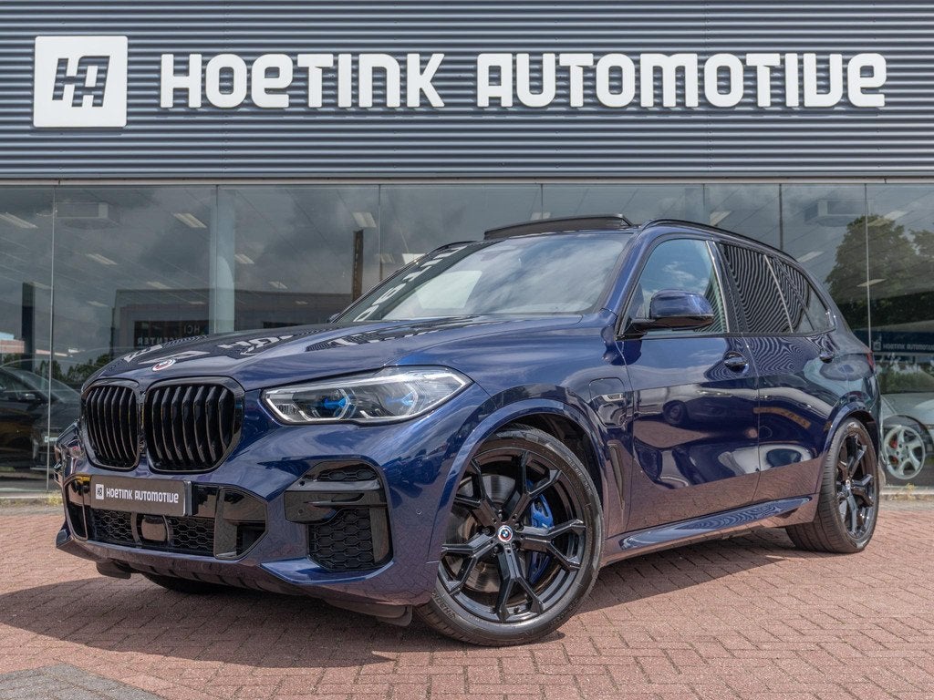 BMW X5 xDrive45e High Executive | Elc trekhaak | Pano | Deal, Auto's, BMW, Gebruikt, 394 pk, Blauw, Vierwielaandrijving