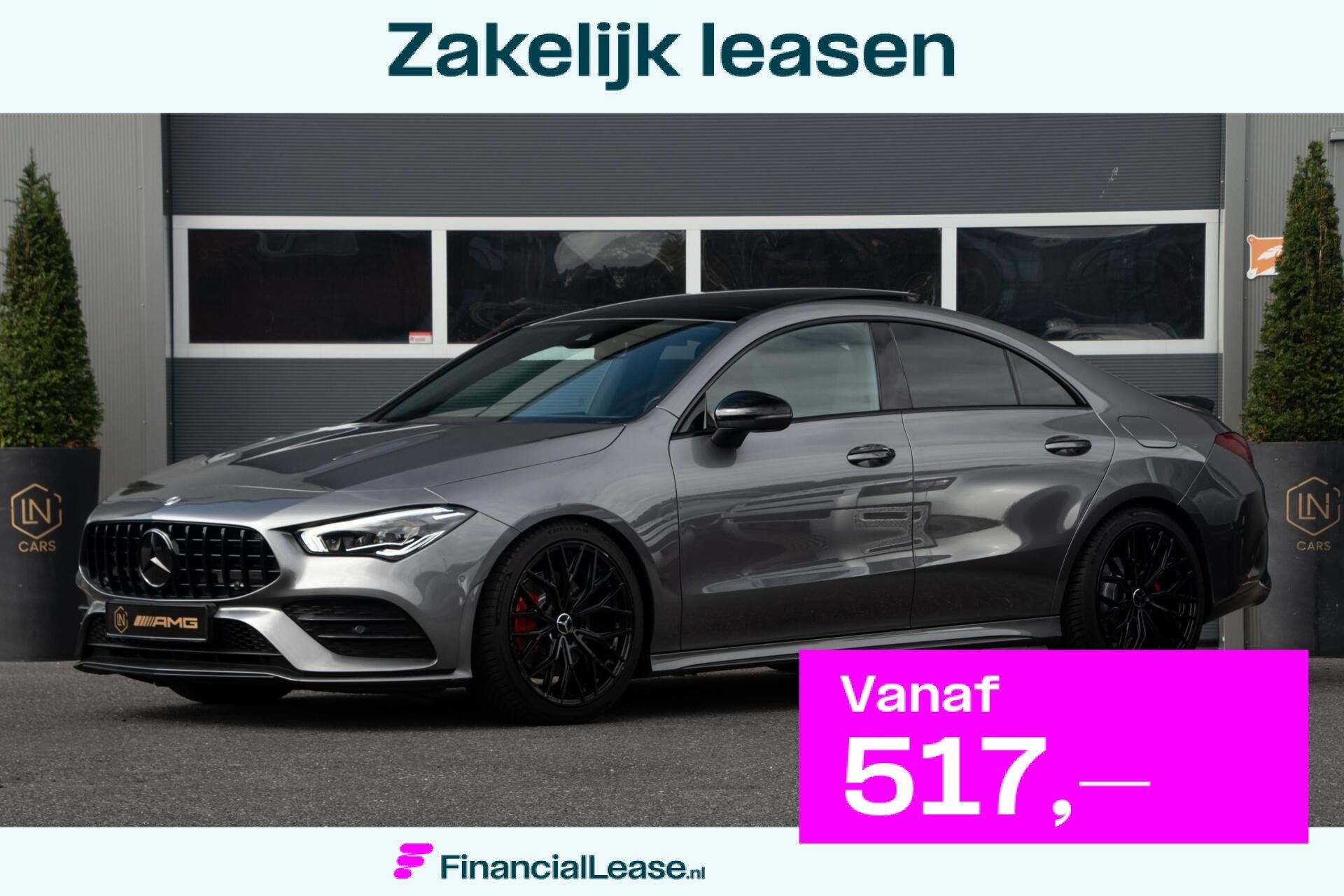 Mercedes CLA-klasse 200 AMG Coupe|DAB|PANO|Sfeerverlichting, Gebruikt, 4 cilinders, Met garantie (alle), 163 pk