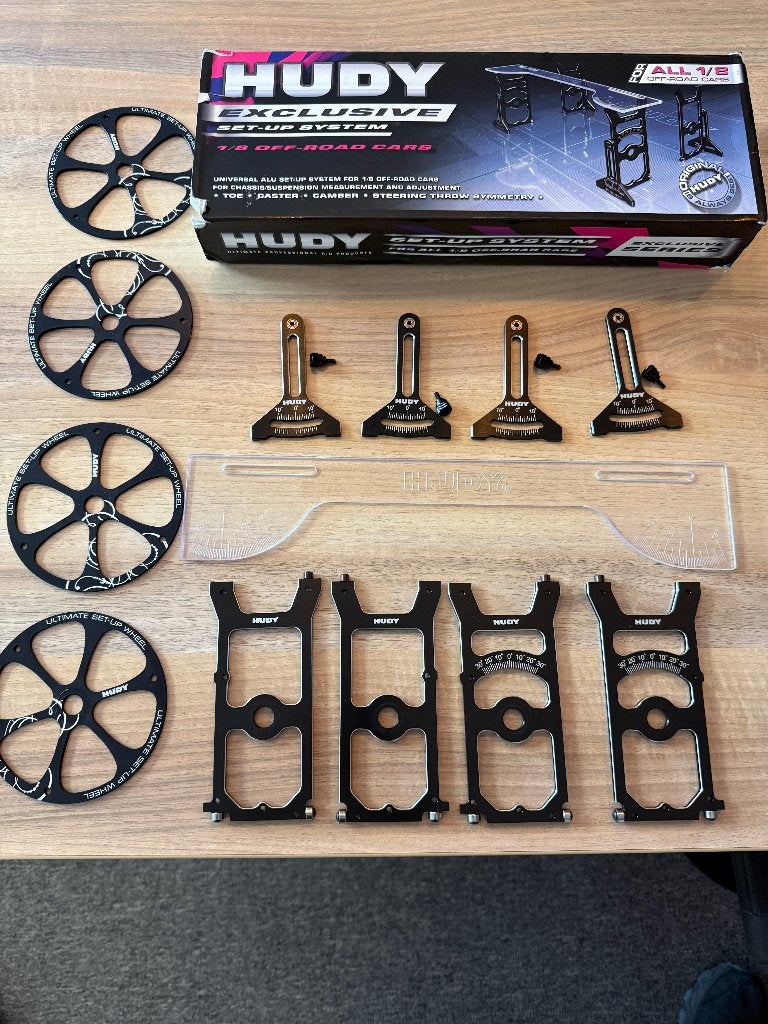 Hudy Exclusive Setup System 1/8 Off-Road Cars, Overige merken, Ophalen of Verzenden, Zo goed als nieuw, Groter dan 1:32