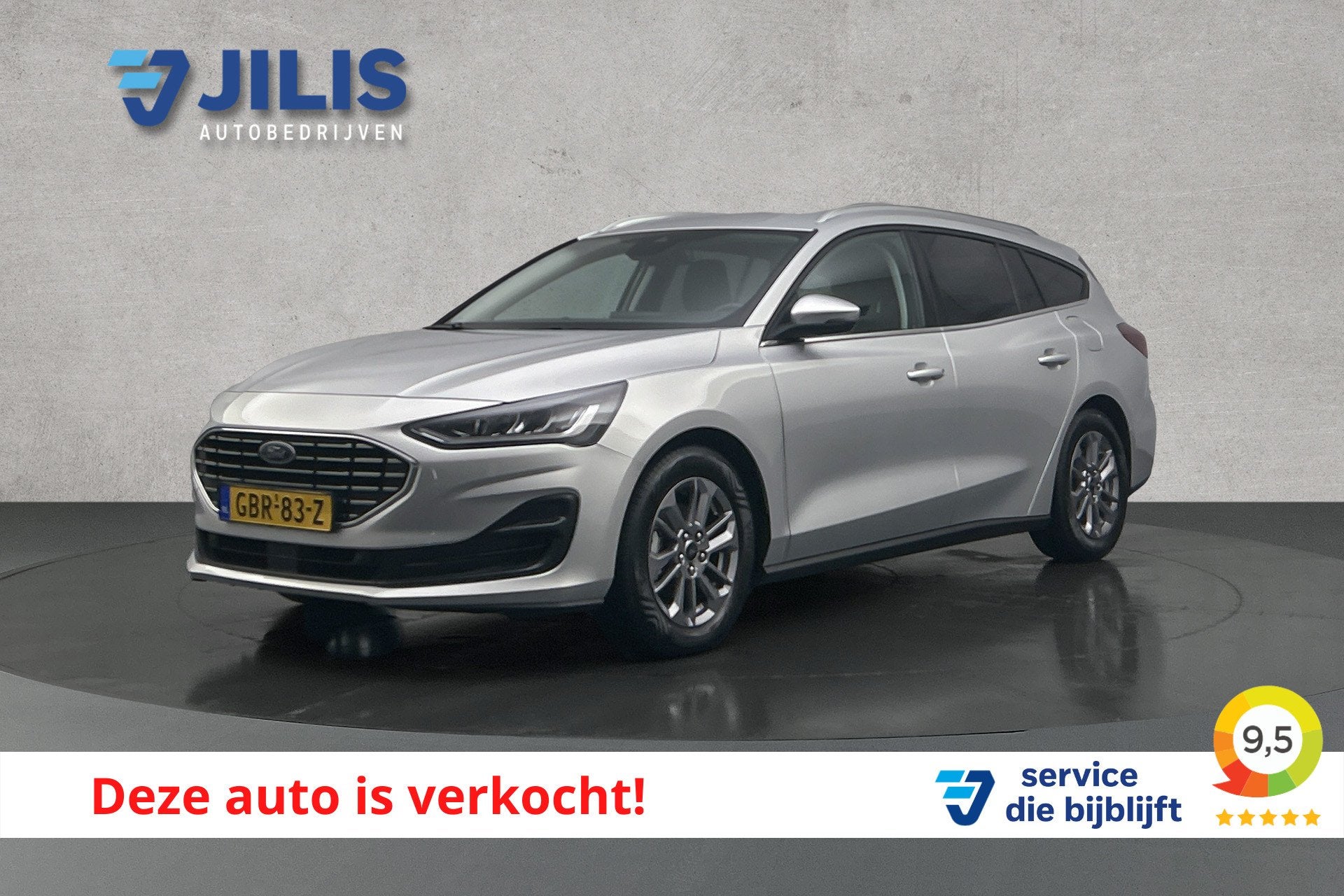 Ford FOCUS Wagon 1.0 EcoBoost Hybrid Titanium | Apple Carpla, Stof, Gebruikt, Met garantie (alle), Origineel Nederlands