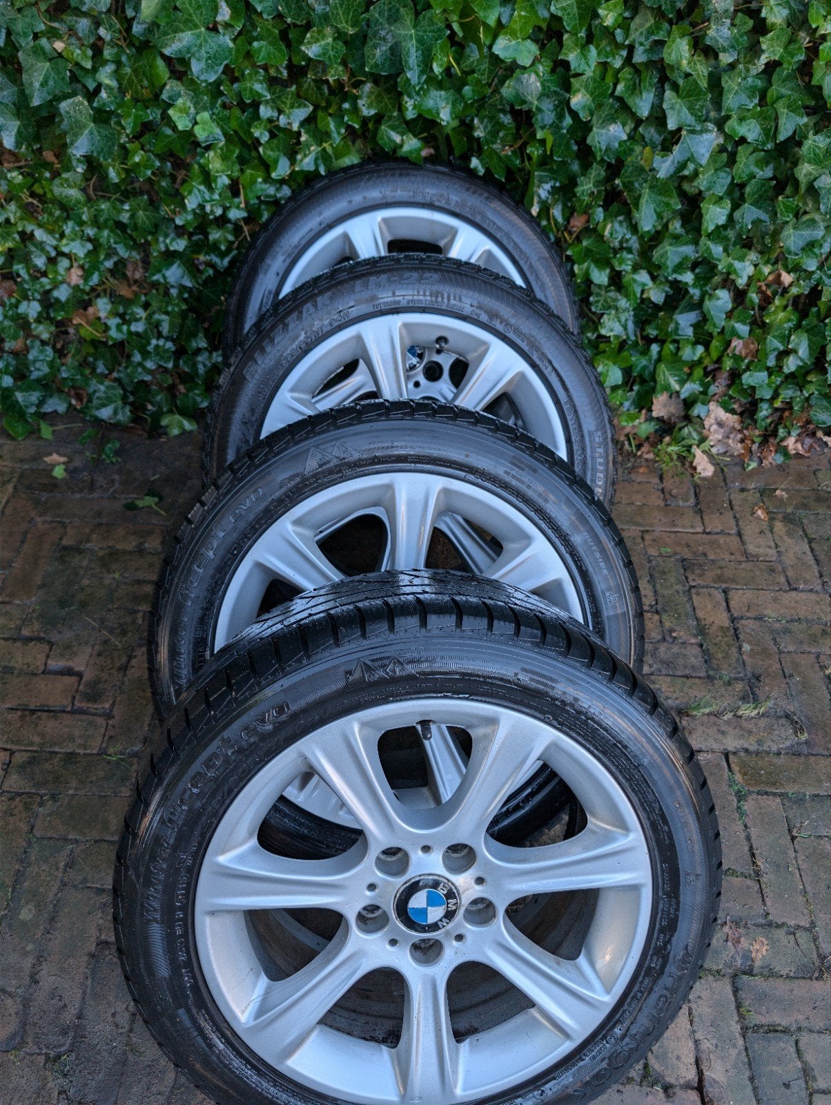 BMW F30 F31 F32 F34 3 Serie Winterbanden Velgen Wielenset, Ophalen, Gebruikt, BMW