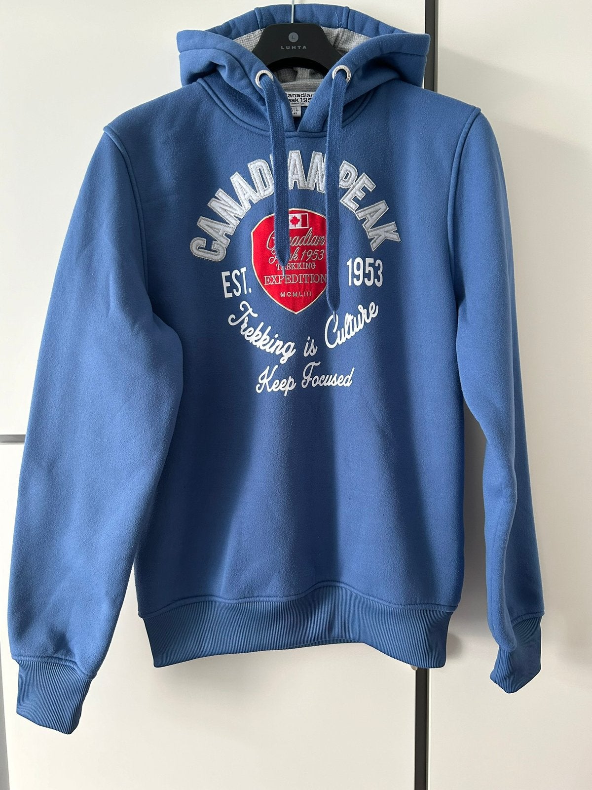 Canadian Peak Hoodie Maat L Blauw, Ophalen of Verzenden, Zo goed als nieuw, Maat 52/54 (L), Blauw