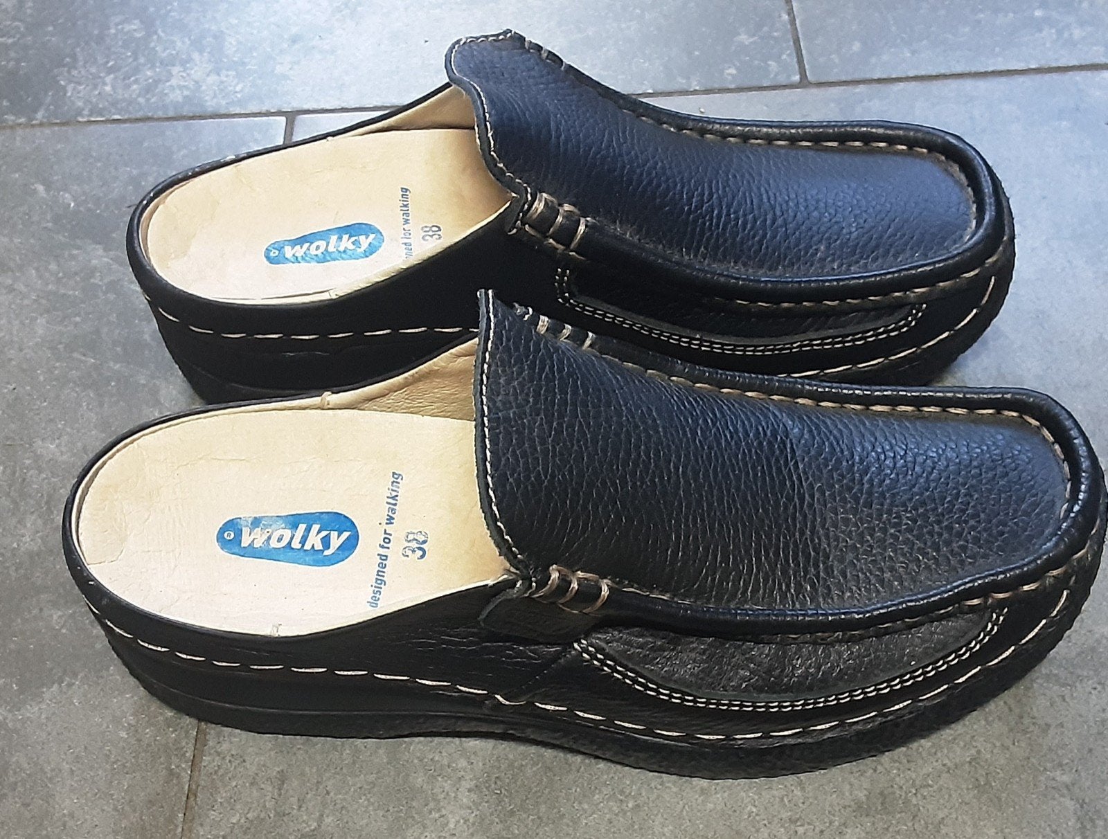 WOLKY slippers / klompen / instappers maat 38, Ophalen