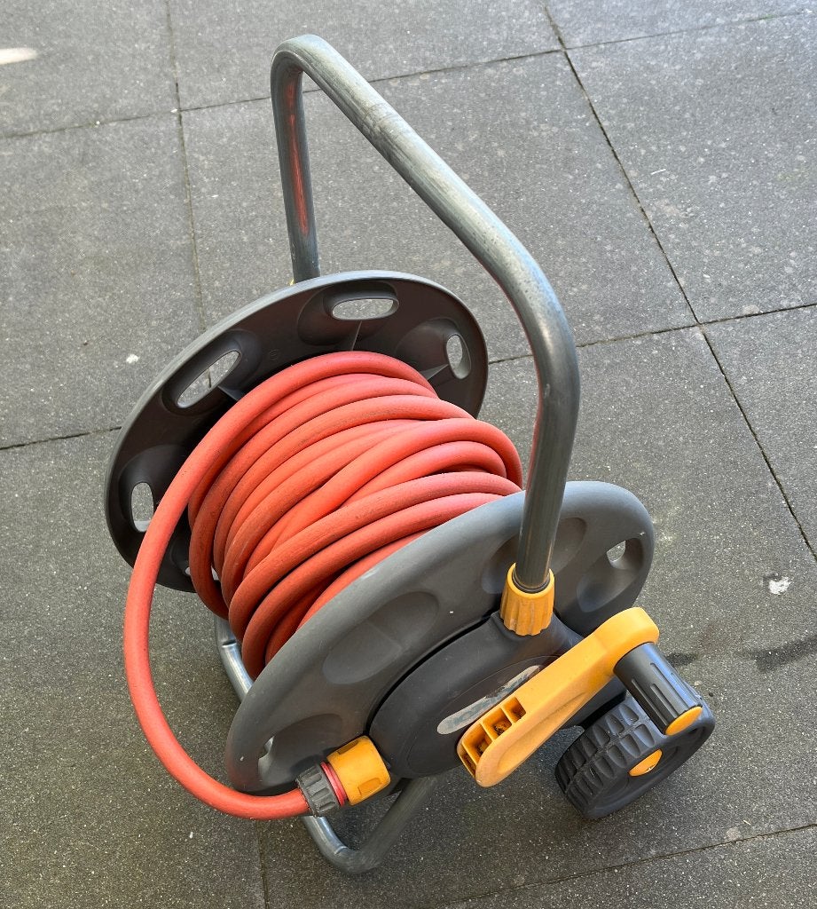 Tuinslang haspel 20 meter, Ophalen, Gebruikt, Tuinslang