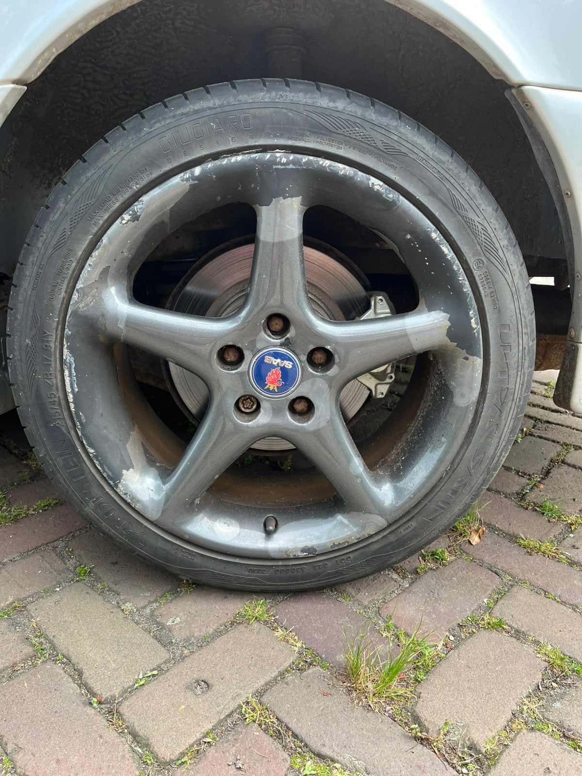 Saab 9-3 Viggen velgen (alu34), Ophalen, Velg(en), 17 inch, Personenwagen