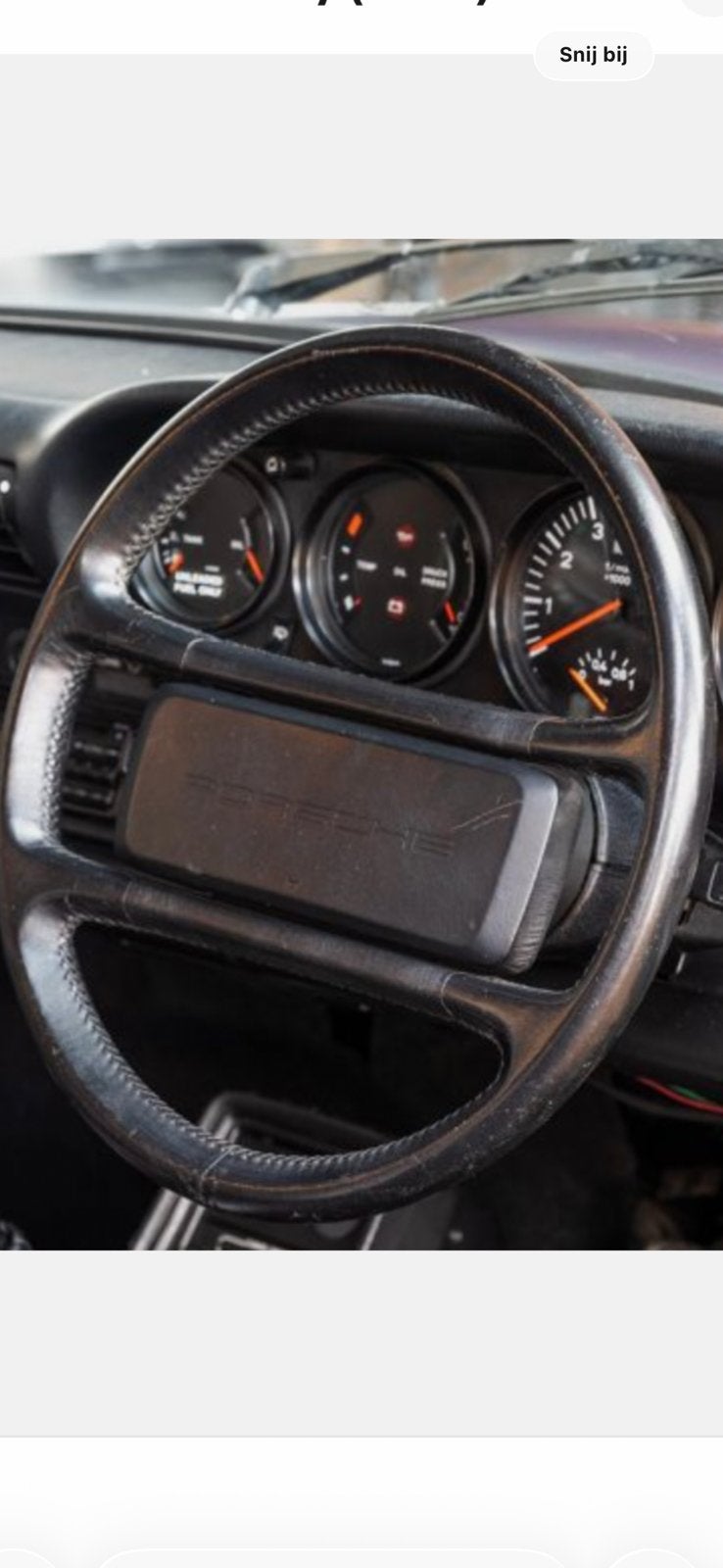 Porsche 911/ 928 /964 leren stuur 1986, Ophalen, Gebruikt, Porsche