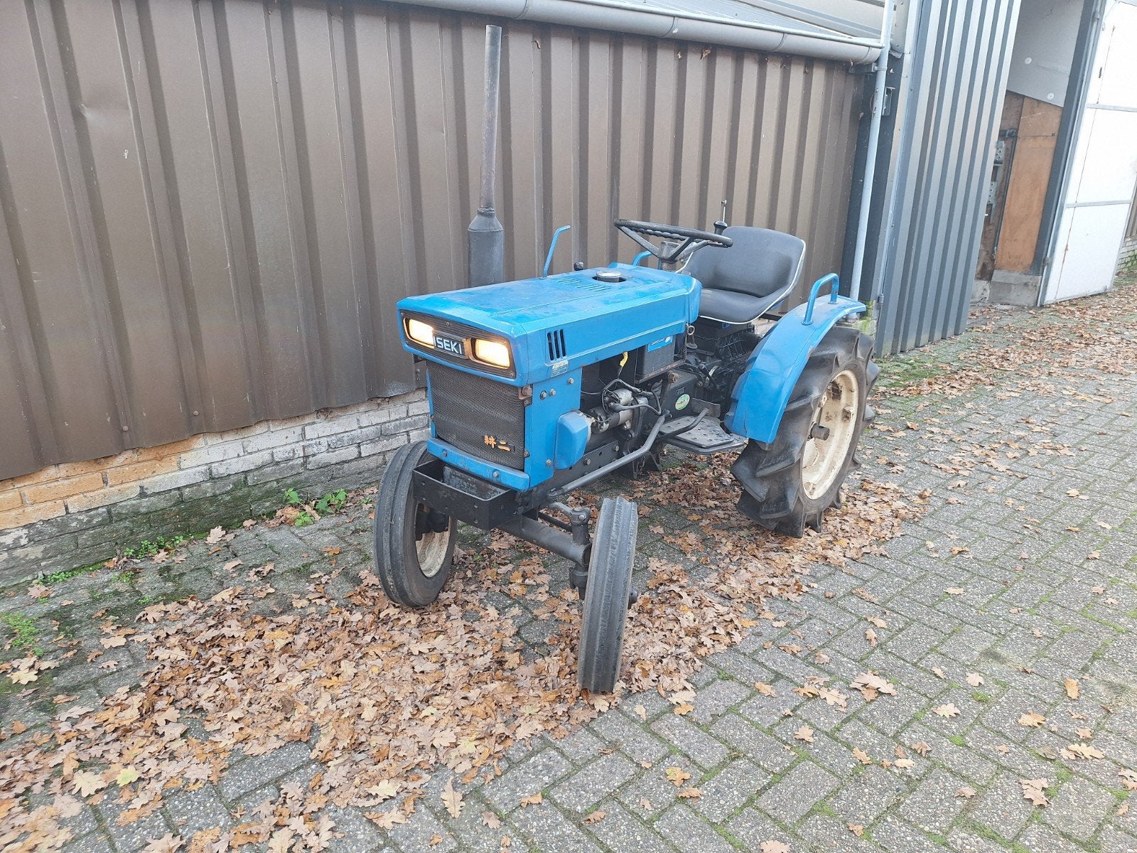 iseki TX1500 mini treker 2wd, Ophalen, Grondbewerking