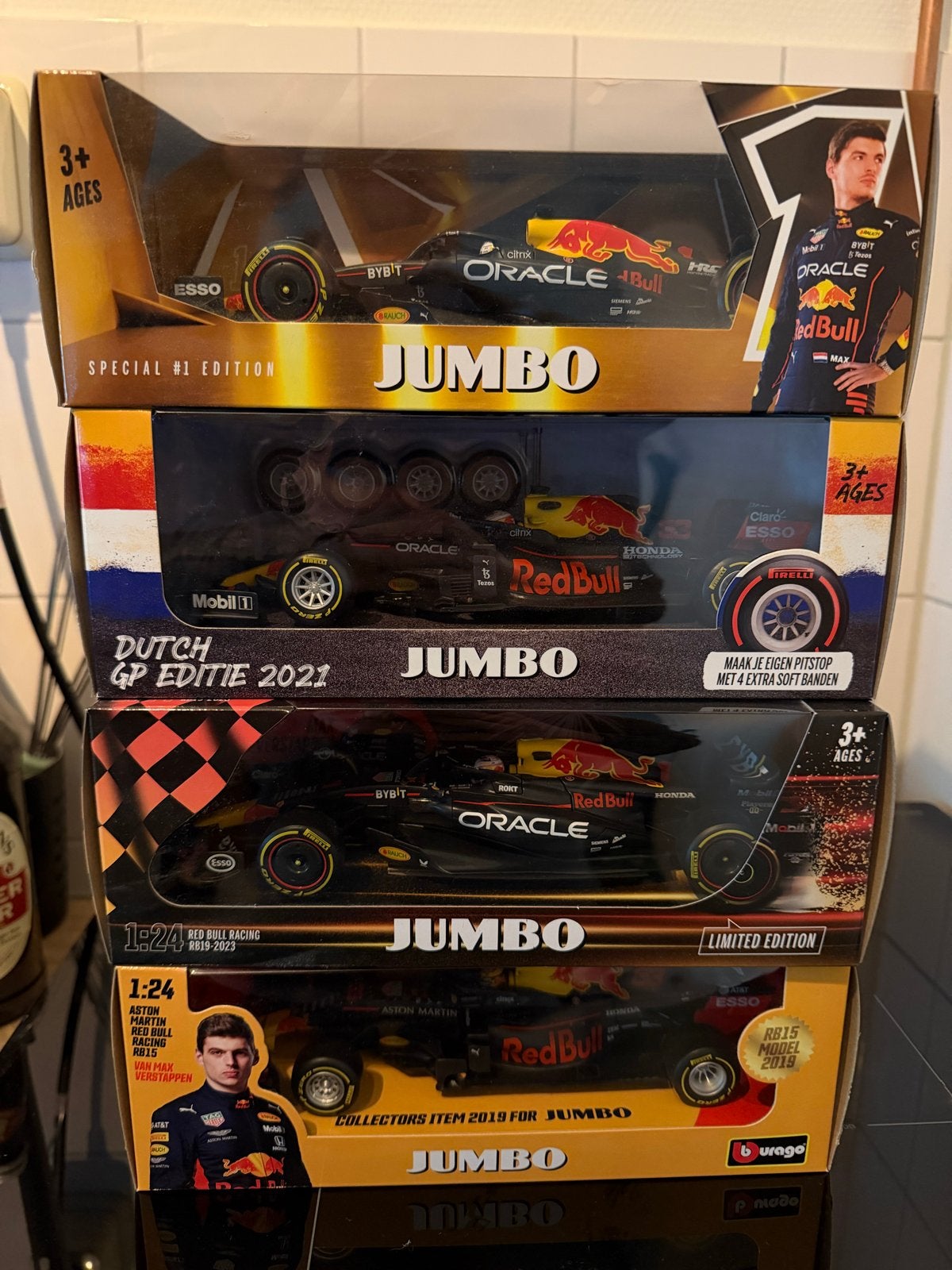 Red Bull Racing Max Verstappen Jumbo F1 modelauto's 1:24, Ophalen, Nieuw, Auto, Overige merken