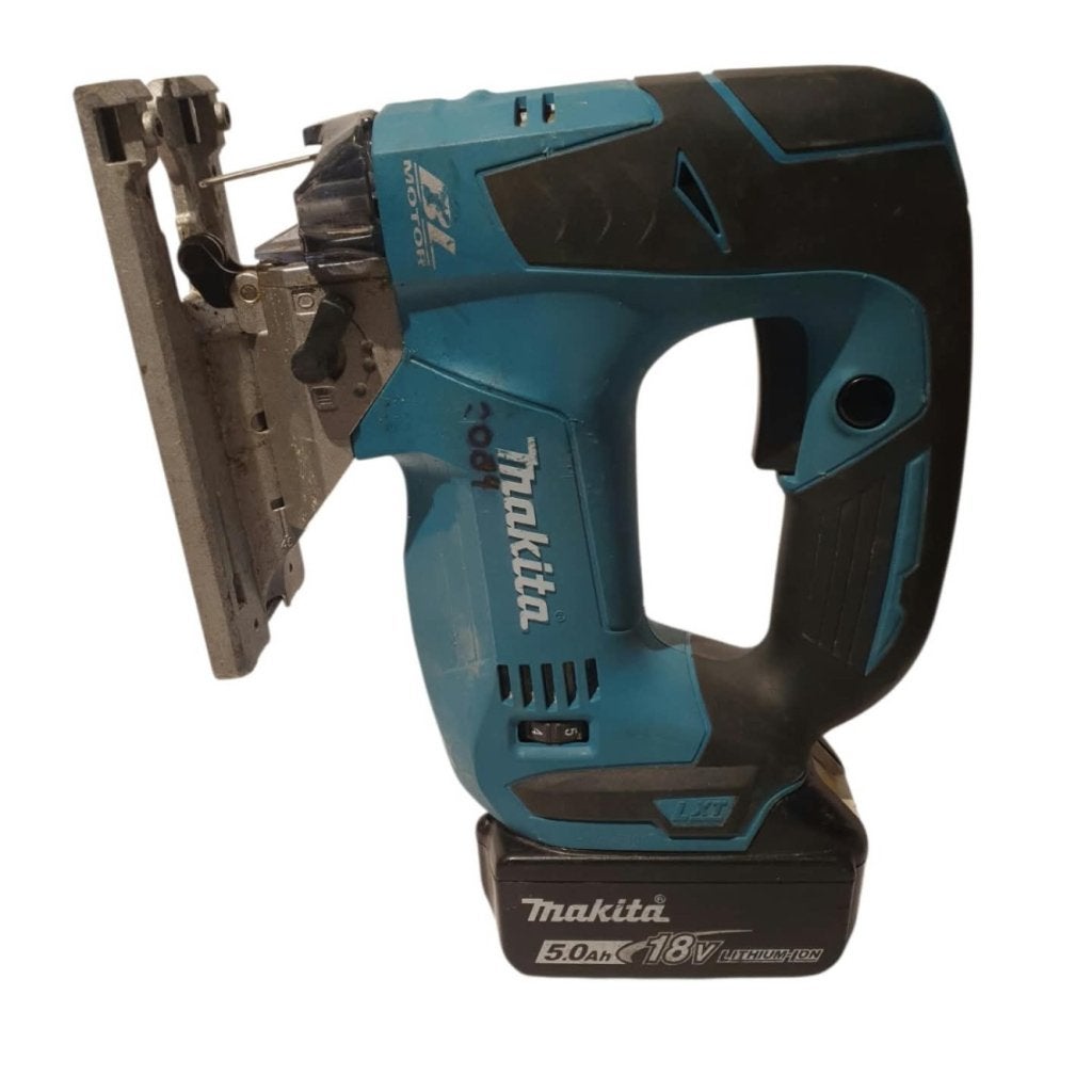 Makita DJV182Z INCL 5.0AH 18V Accu - Nette Staat, Makita, Gebruikt, Support@makita.com, Makita Corporation, 3-11-8, Sumiyoshi-cho, 
Anjo, Aichi 446-8502
Japan
