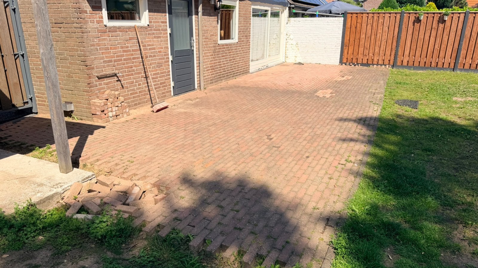 Klinkers 55m2 Gratis af te halen, Ophalen, Gebruikt, Klinkers, 10 m² of meer