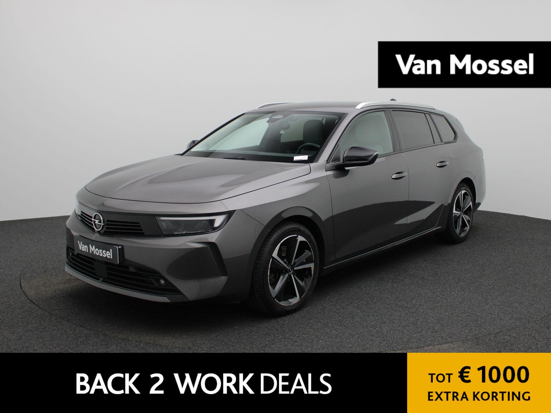 Opel Astra Sports Tourer 1.2 Turbo GS AUTOMAAT | ADAPTIEVE C, Auto's, 12 maanden, 1199 cc, 3 cilinders, 131 pk