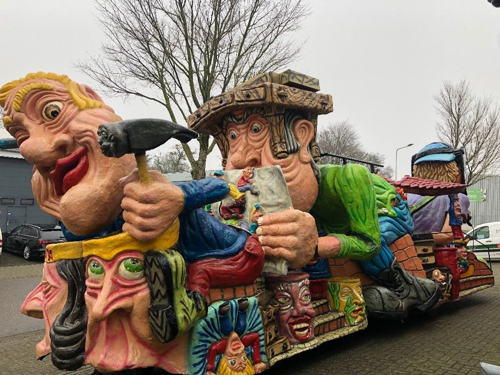 Carnavalswagen, Ophalen of Verzenden, Zo goed als nieuw, Feestartikel, Carnaval