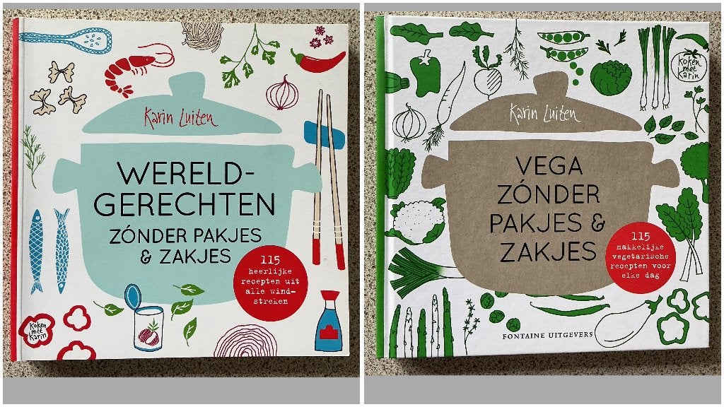 Wereldgerechten / Vega zonder pakjes & zakjes - Karin Luiten, Boeken, Kookboeken, Ophalen of Verzenden, Zo goed als nieuw, Karin Luiten