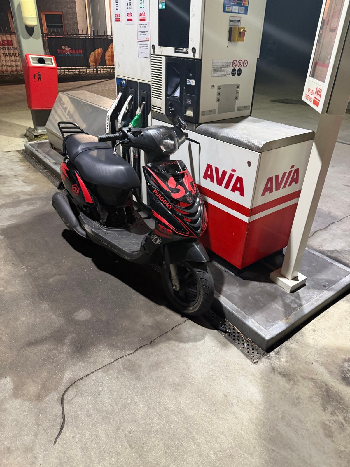 Piaggio Zip 125cc op bromfietskenteken, Gebruikt, Maximaal 45 km/u, Zip, Ophalen of Verzenden