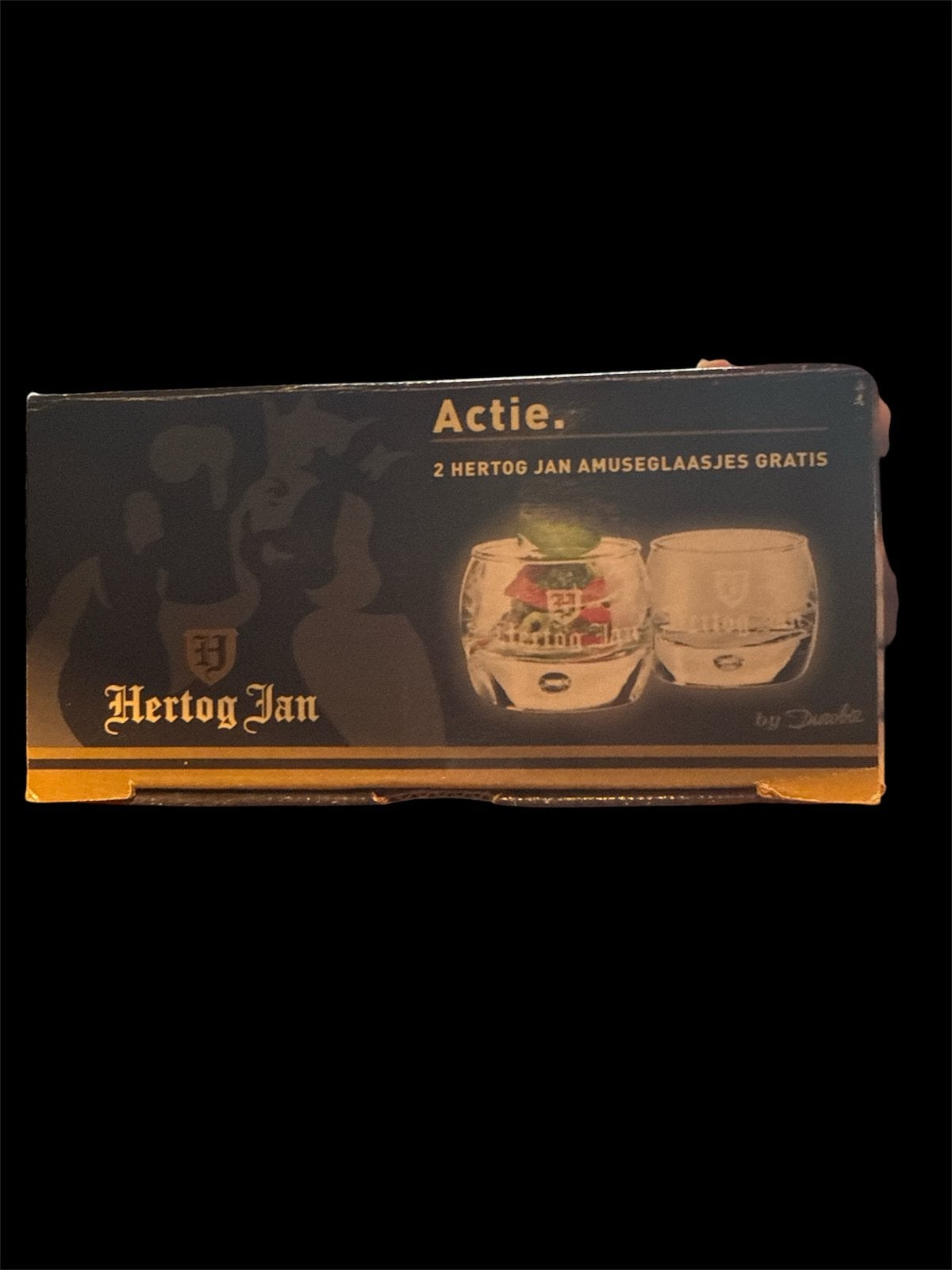 Hertog Jan Amuseglaasjes - Set van 2, Nieuw, Ophalen of Verzenden, Overige merken, Glas
