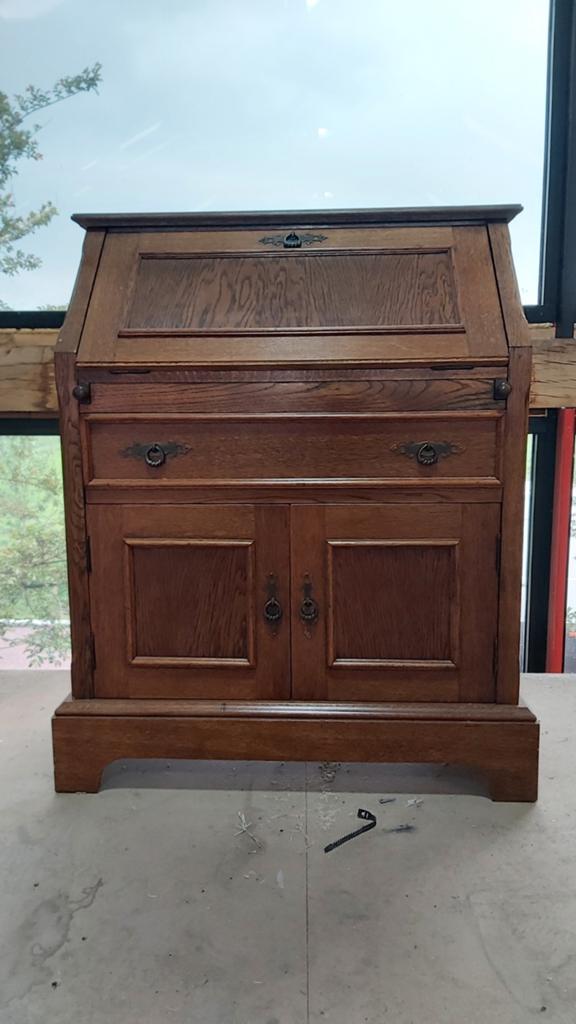 Eiken secretaire, Ophalen, Zo goed als nieuw