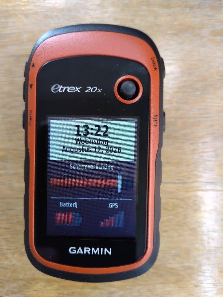 Garmin etrex 20x navigatie GPS + fietshouder + tasje, Ophalen of Verzenden, Gebruikt, Navigatie of Gps