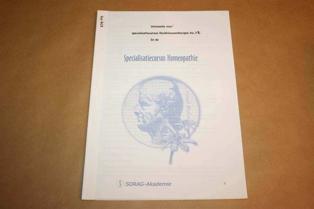 Specialisatiecursus Homeopathie. Bachbloesemtherapie., Boeken, Ophalen of Verzenden, Gelezen