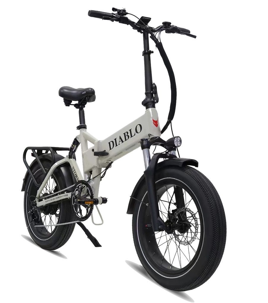 Fat bike DIABLO STORM FASHION-GREY, Zo goed als nieuw, 47 tot 51 cm, 50 km per accu of meer, Ophalen