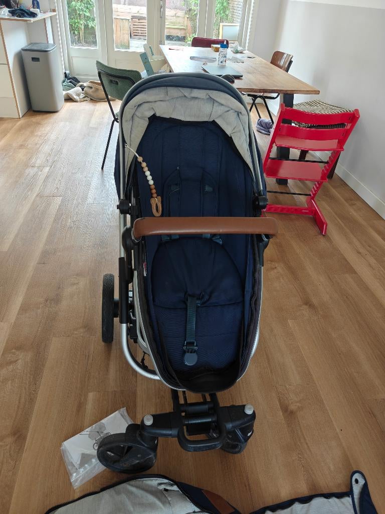 joolz geo 2 blauw met zitje en reiswieg, Ophalen, Gebruikt, Kinderwagen, Overige merken