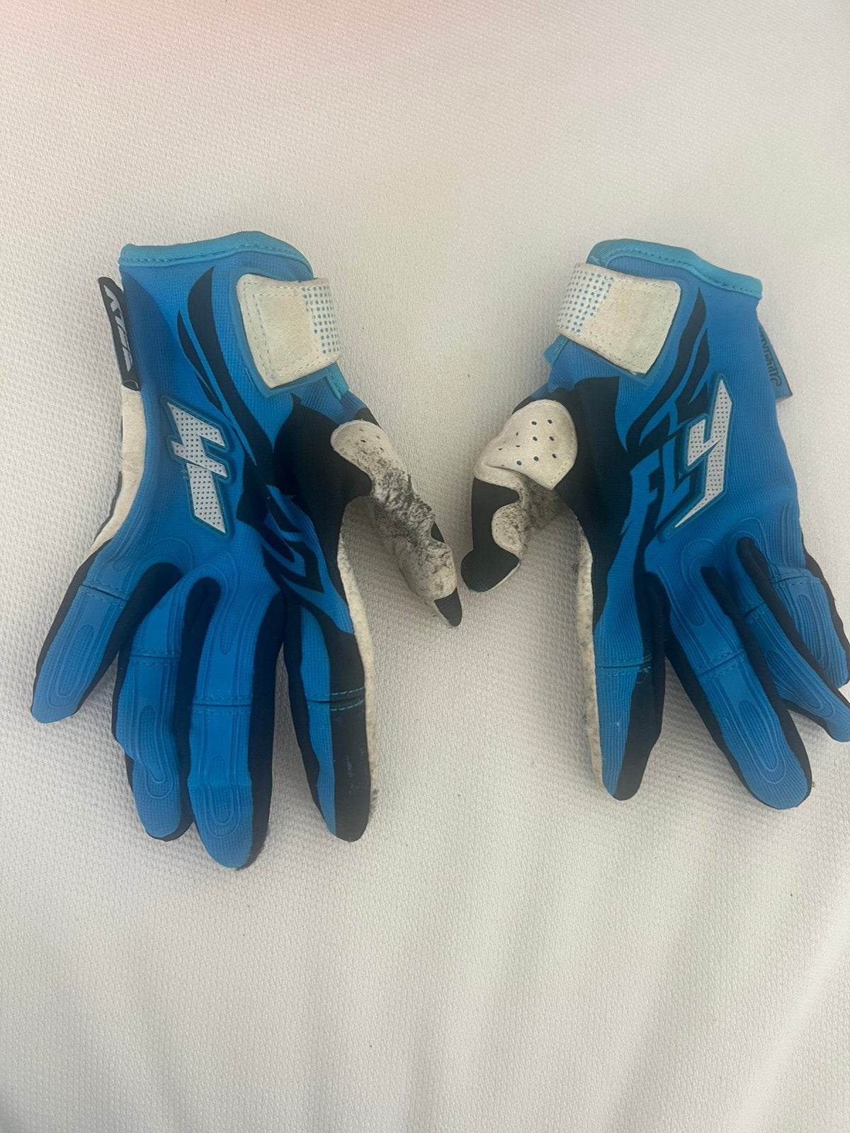 Fly handschoenen BMX fietscross. Maat 6 Youth L, Ophalen of Verzenden, Zo goed als nieuw, Staal