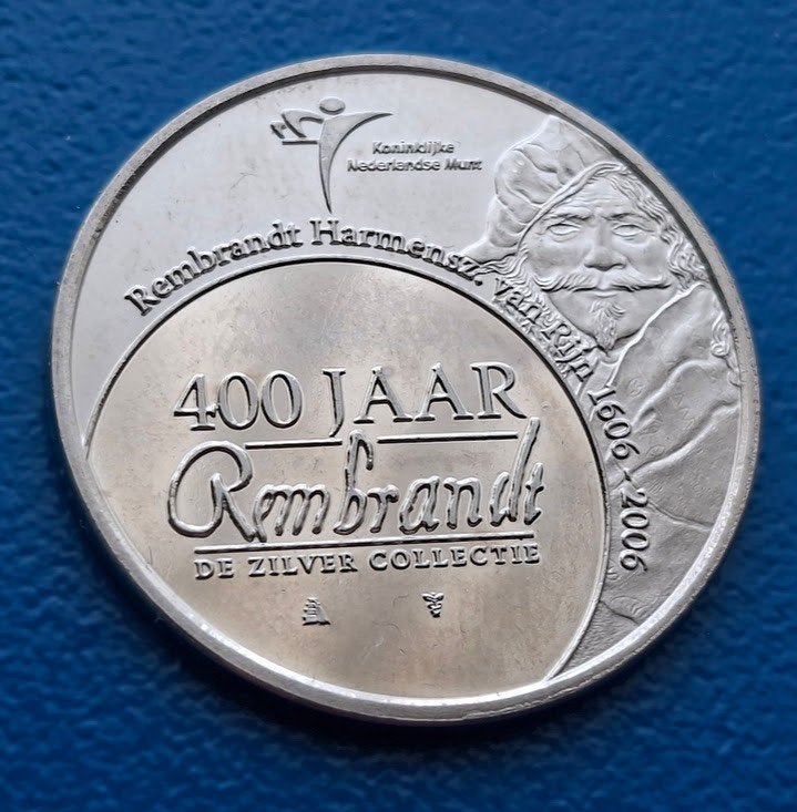 Penning De Zilver Collectie Rembrandt van Rijn - 2006, Postzegels en Munten, Penningen en Medailles, Verzenden, Overige materialen