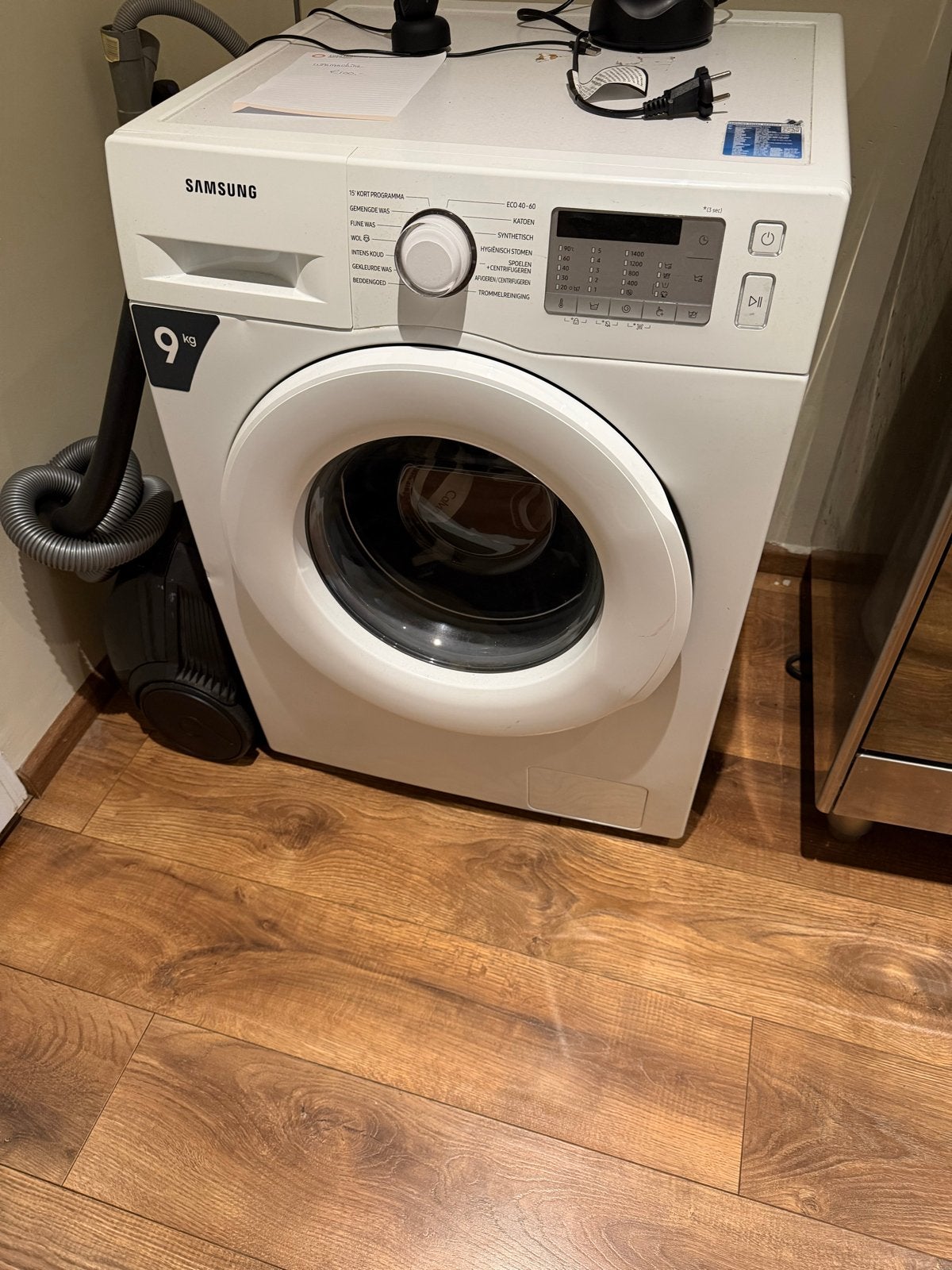 Samsung Voorlader Wasmachine 9kg - Gebruikt, 1200 tot 1600 toeren, 8 tot 10 kg, Ophalen of Verzenden, Zo goed als nieuw